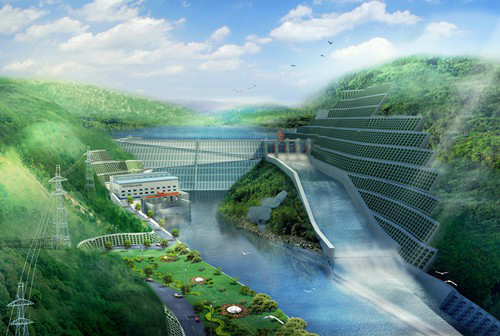 聂荣老挝南塔河1号水电站项目